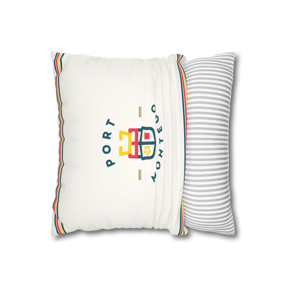 Port Montego Faux Suede Square Pillowcase