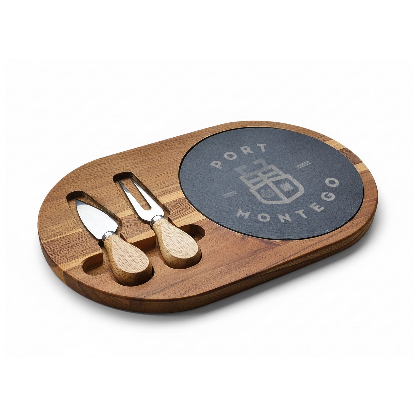 Port Montego Engraved Anchor Charcuterie Board
